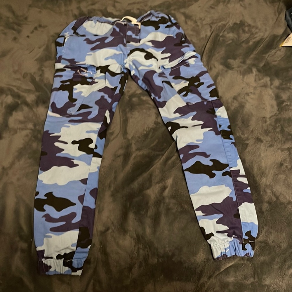 Camo cargo pants